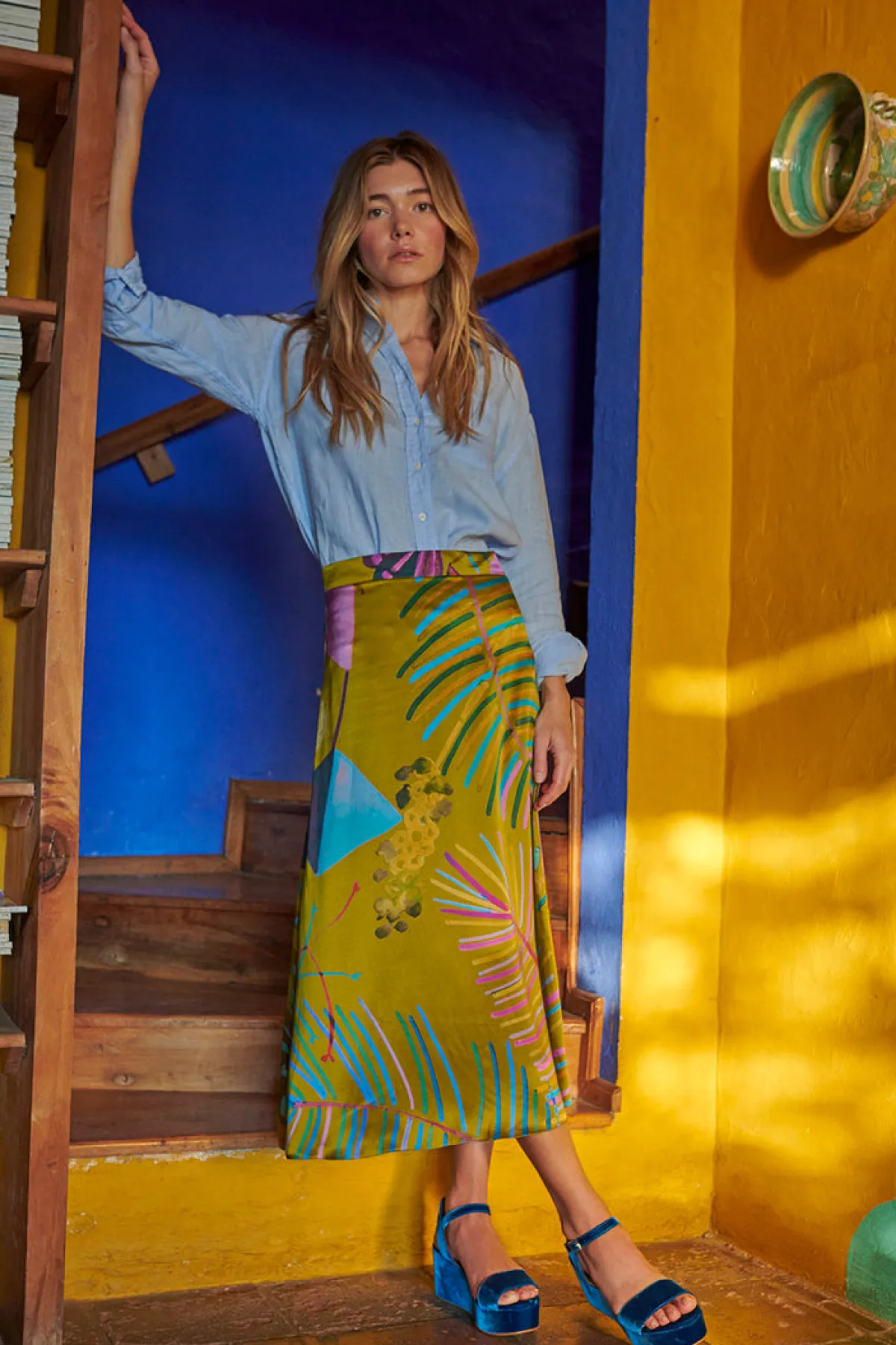 Soler Alma A-line Midi Skirt | Made to Order