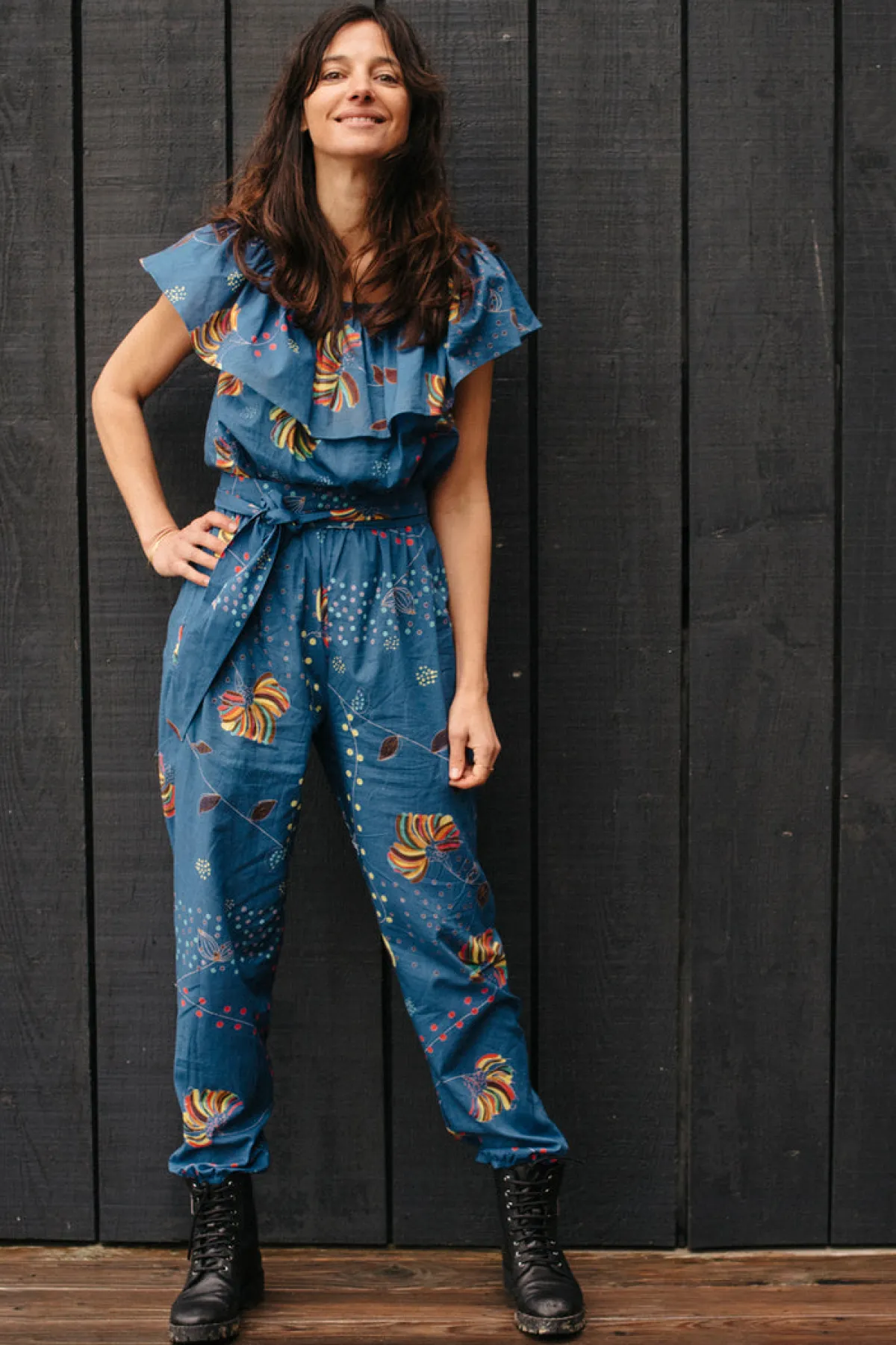 Soler Ana Ruffled Jumpsuit | Made to Order