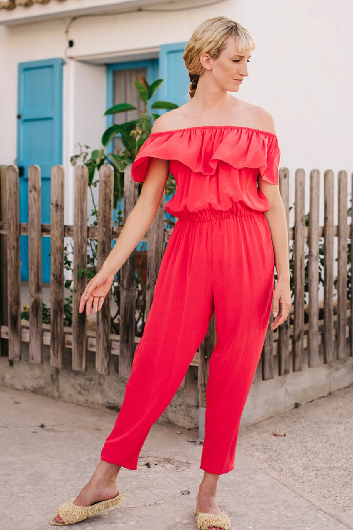 Soler Ana Ruffled Jumpsuit | Made to Order