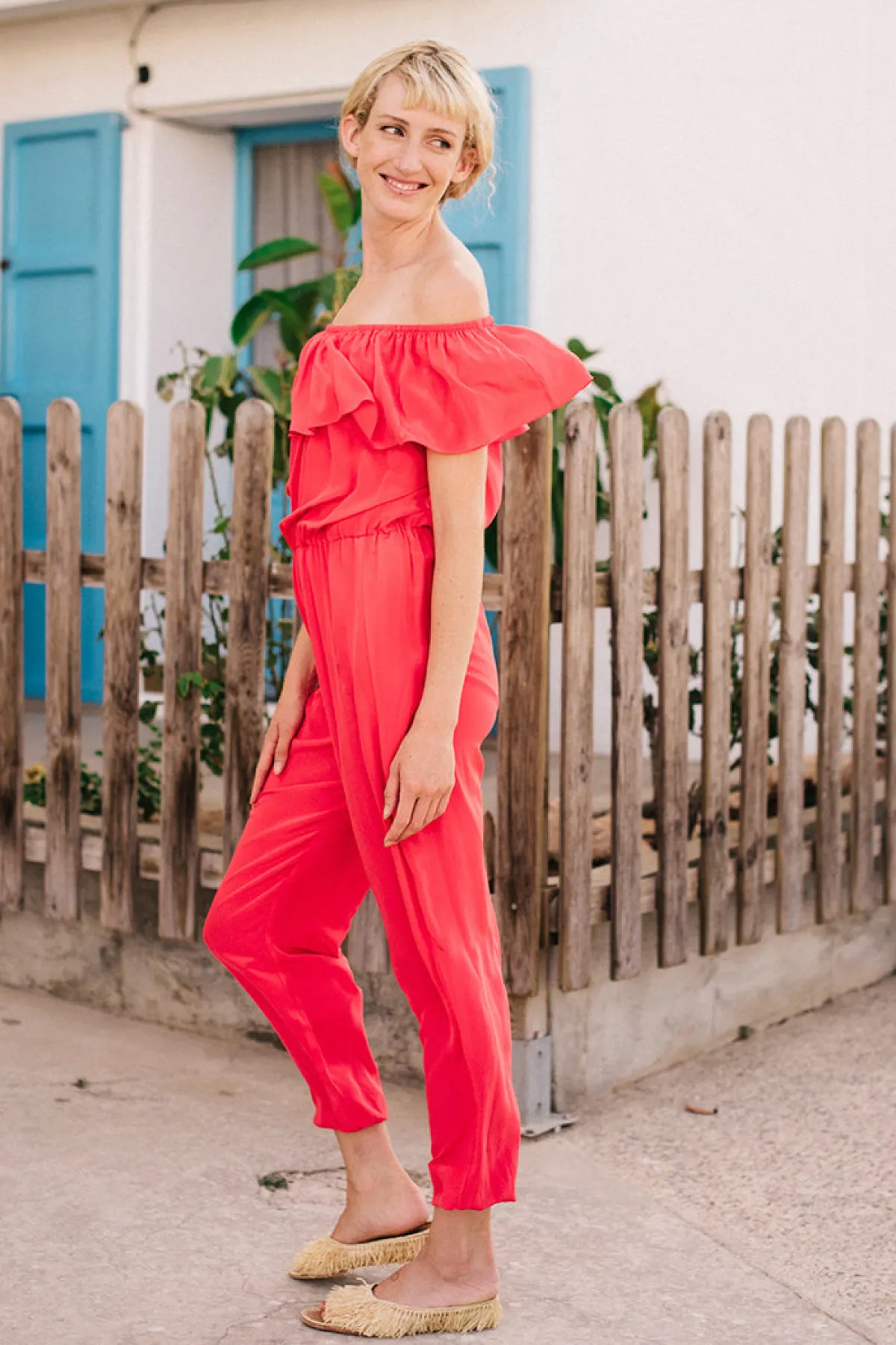 Soler Ana Ruffled Jumpsuit | Made to Order