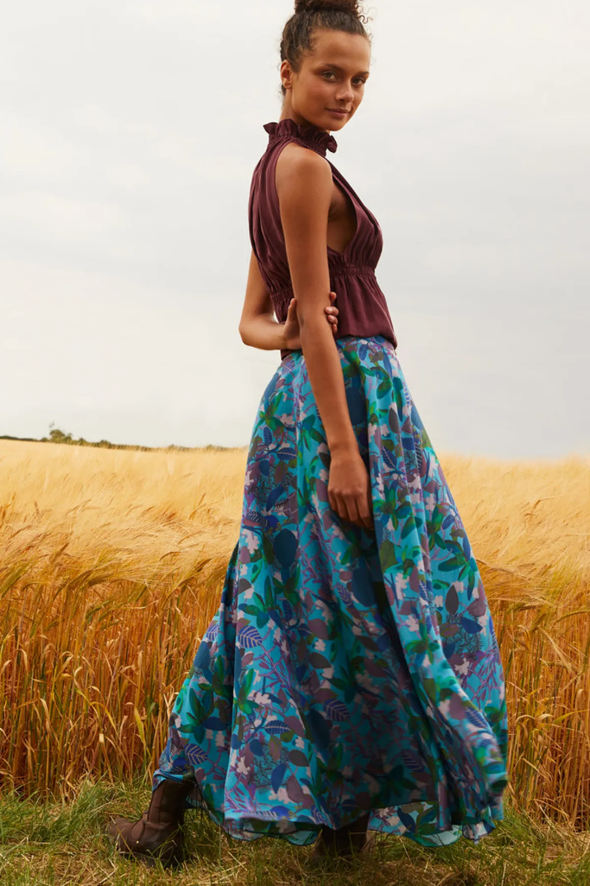 Soler Bea Semi-circle Maxi Skirt | Made to Order