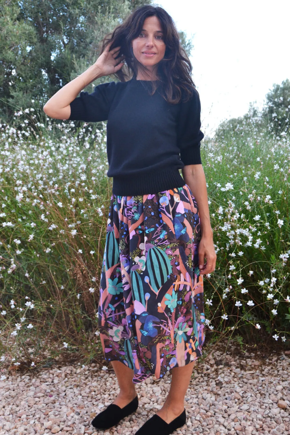 Soler Eleonor Pleated Midi Skirt | Made to Order