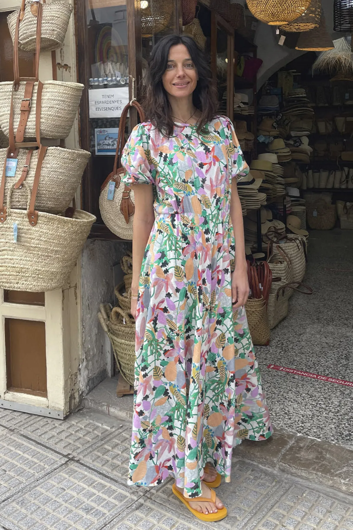 Soler Frida Bea Short Sleeves Ankle Dress | Made to Order