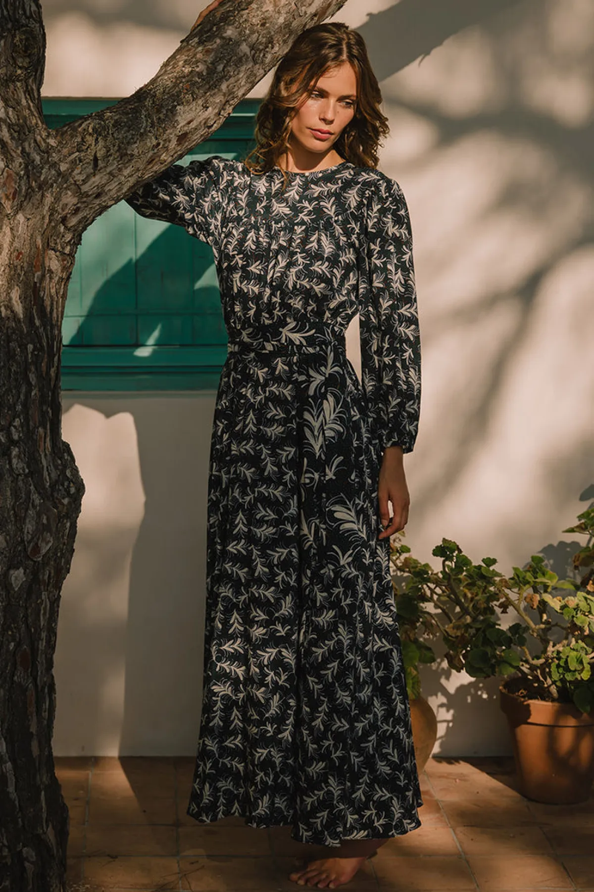 Soler Greta Balloon Sleeve Maxi Dress | Made to Order