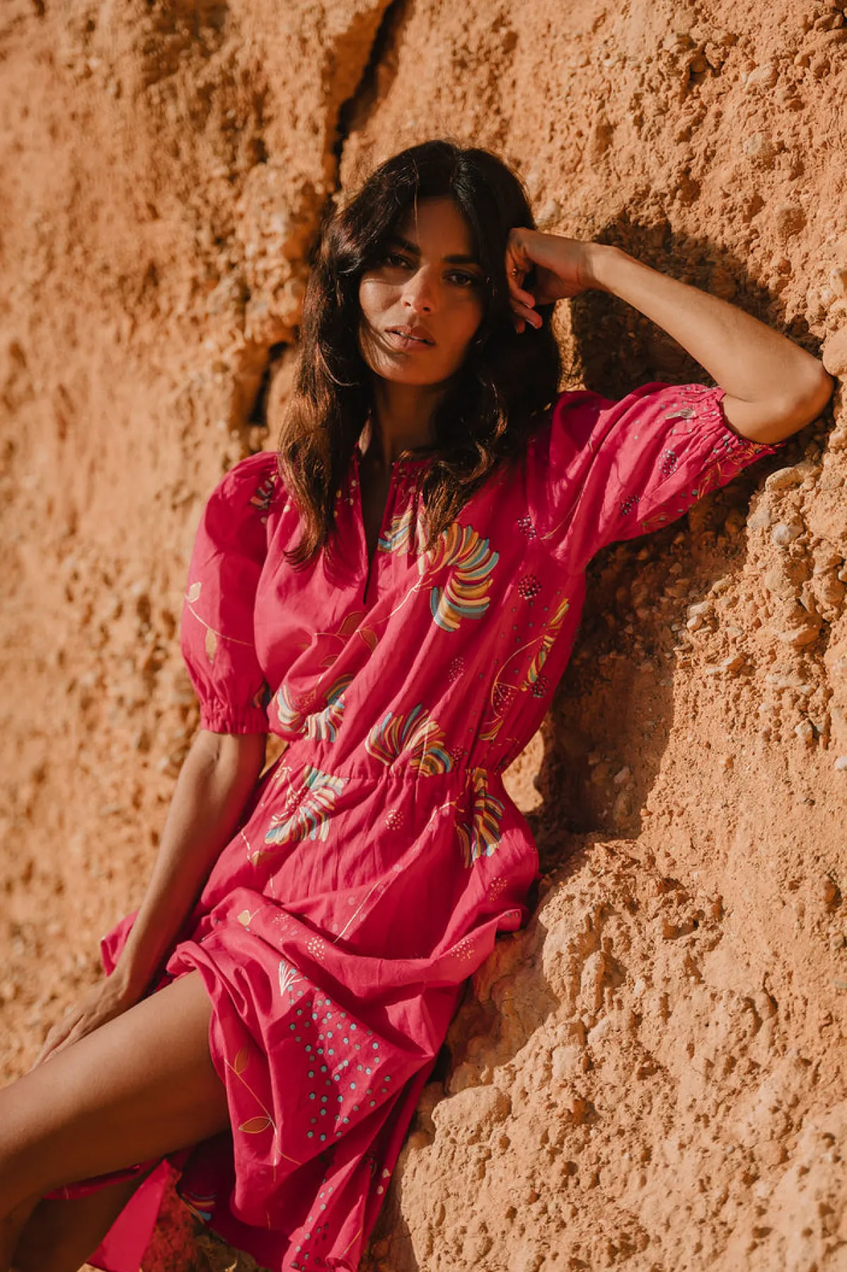 Soler Ines Short Sleeve Knee Length Dress | Made to Order