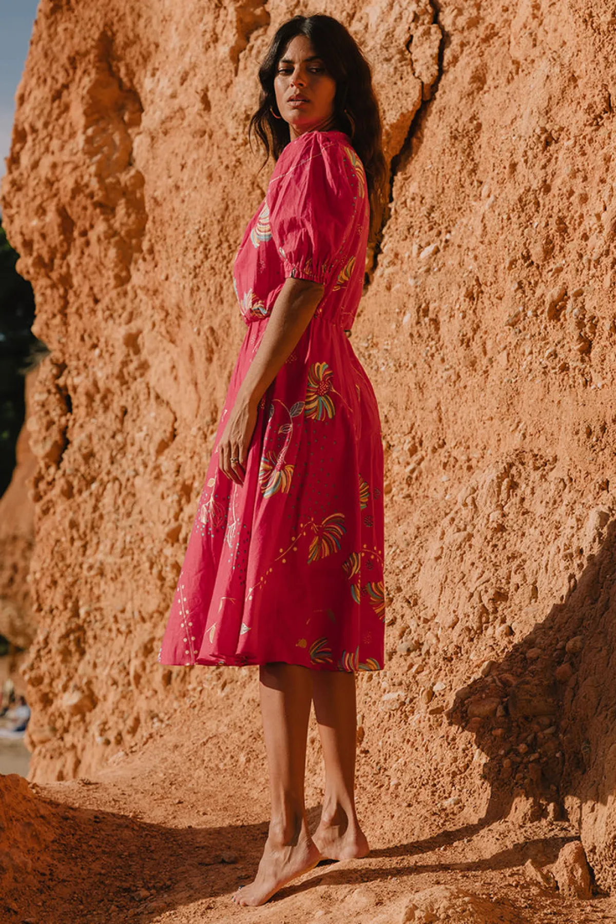 Soler Ines Short Sleeve Knee Length Dress | Made to Order