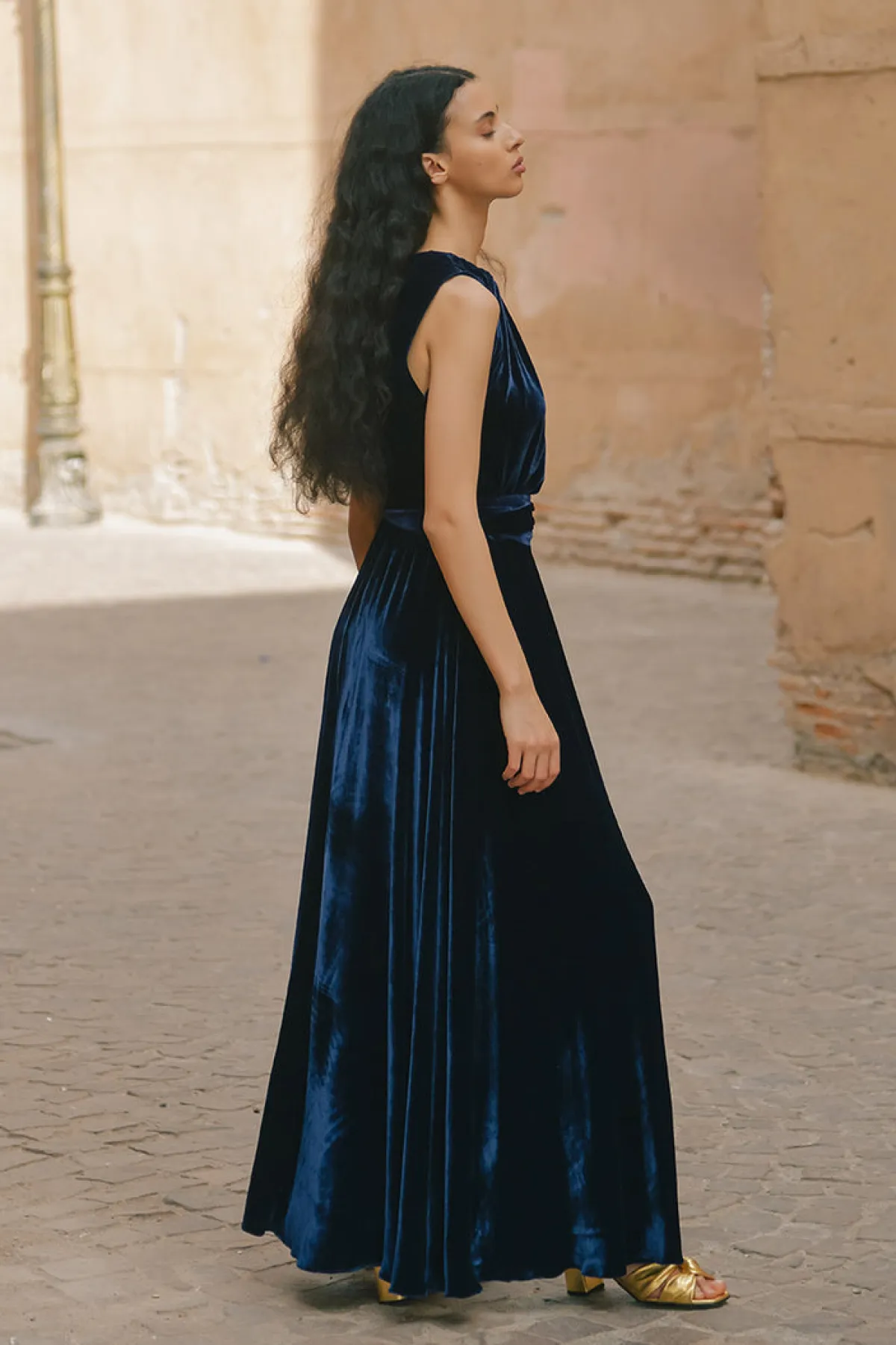 Soler Malta Bea Bow-Tie Maxi Dress | Made To Order