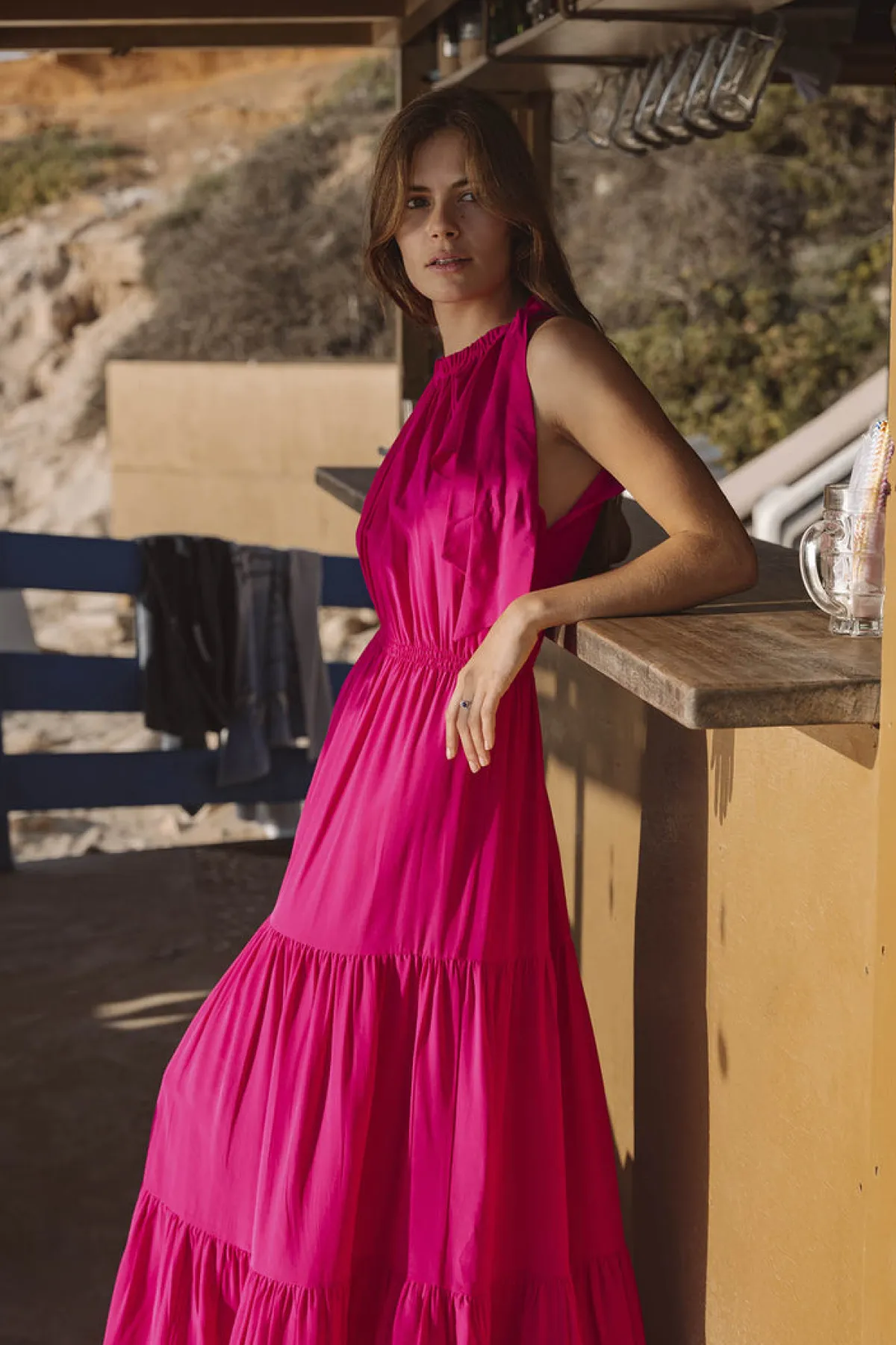 Soler Malta Bow-Tie Maxi Dress | Made to Order