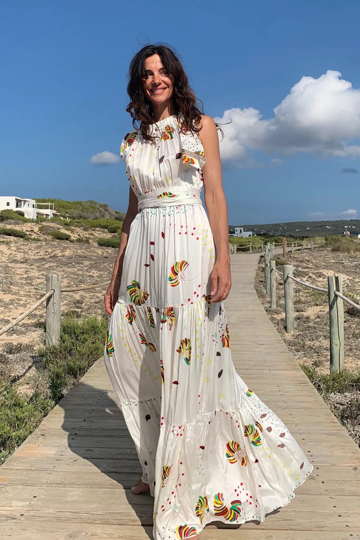 Soler Malta Bow-Tie Maxi Dress | Made to Order