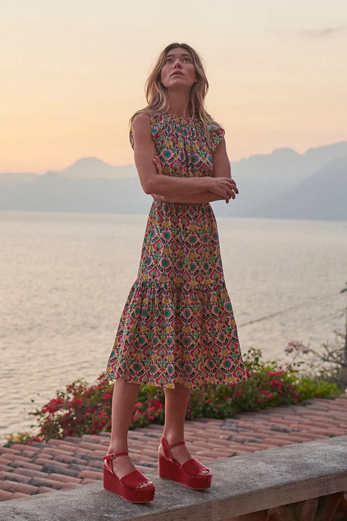 Soler Malta Bow-Tie Midi Dress | Made to Order