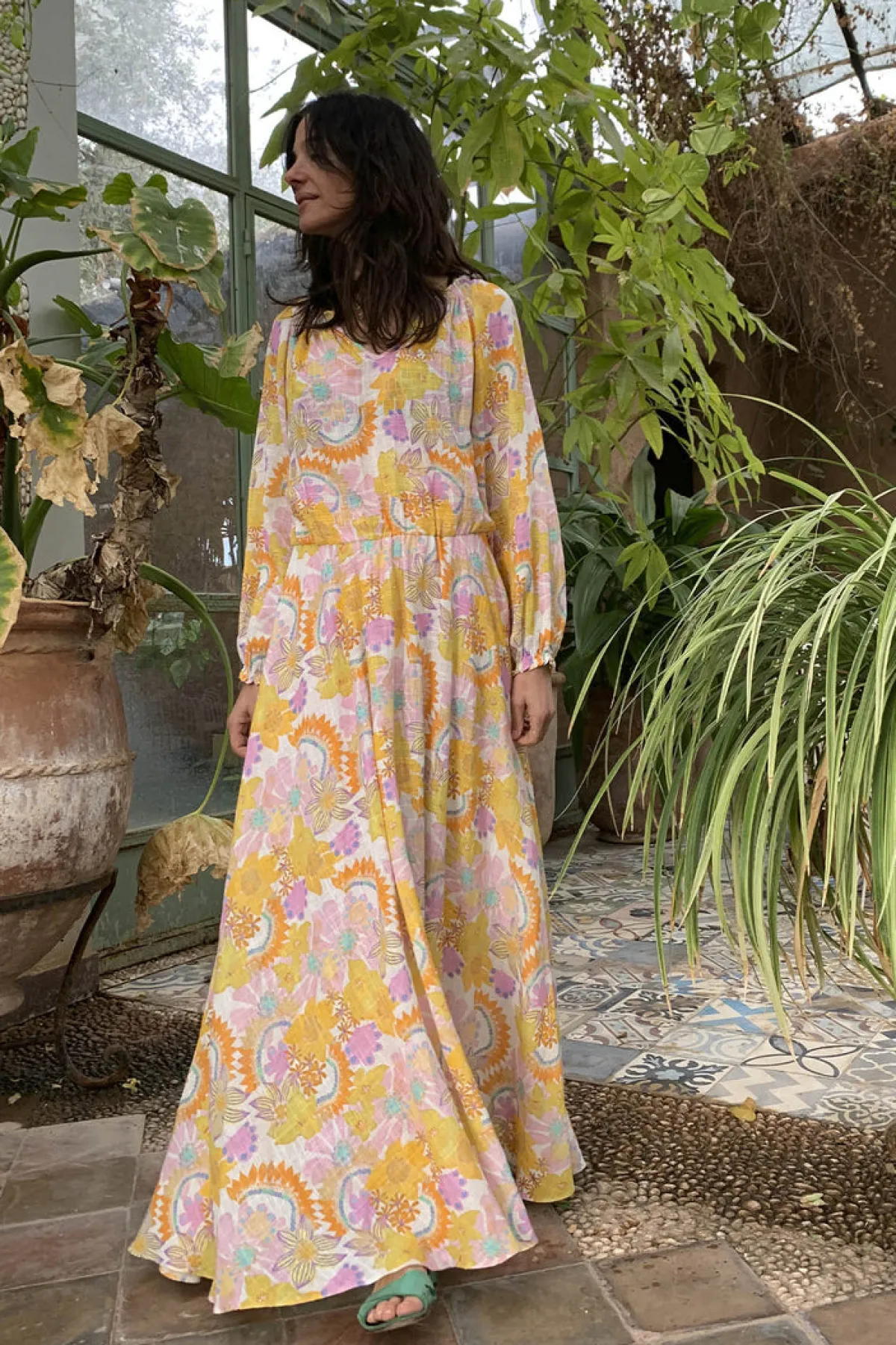 Soler Raquel Bea Peasant Ankle Length Dress | Made to Order
