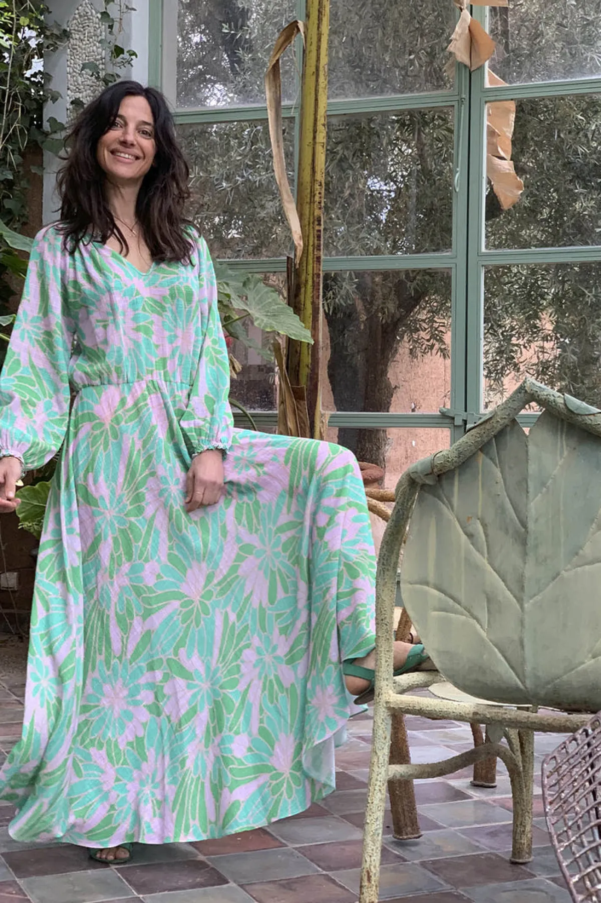 Soler Raquel Bea Peasant Ankle Length Dress | Made to Order