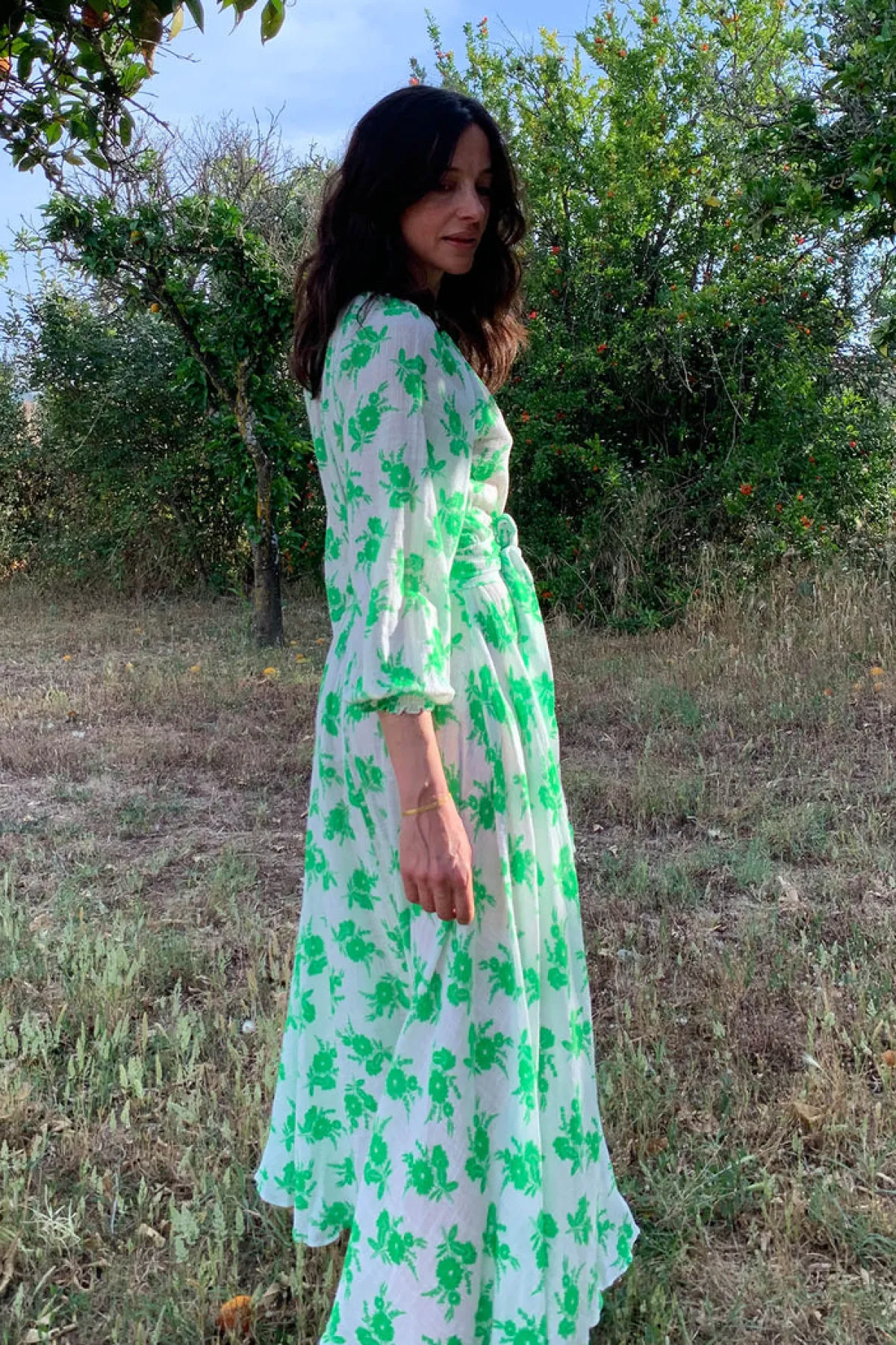 Soler Raquel Bea Peasant Ankle Length Dress | Made to Order