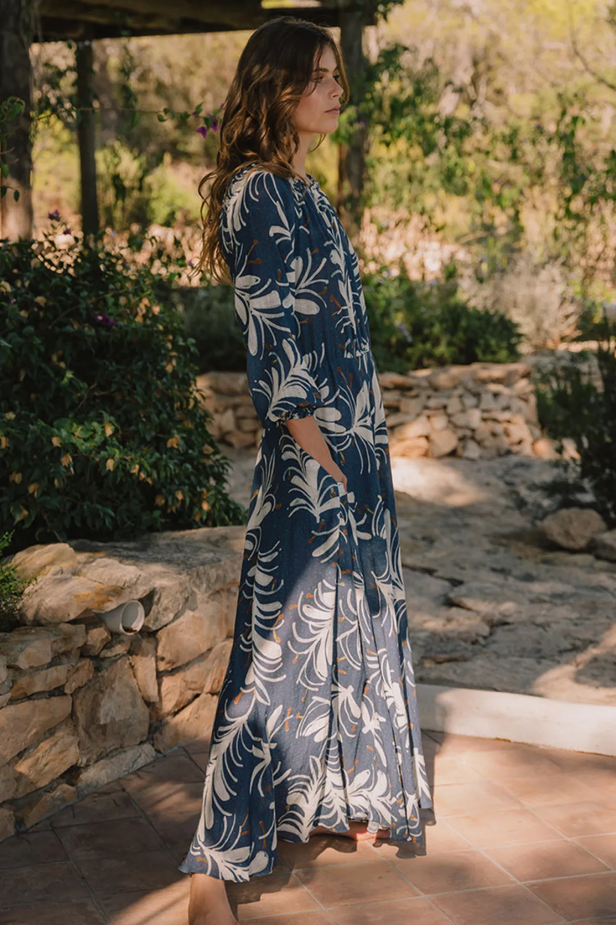 Soler Raquel Bea Peasant Ankle Length Dress | Made to Order