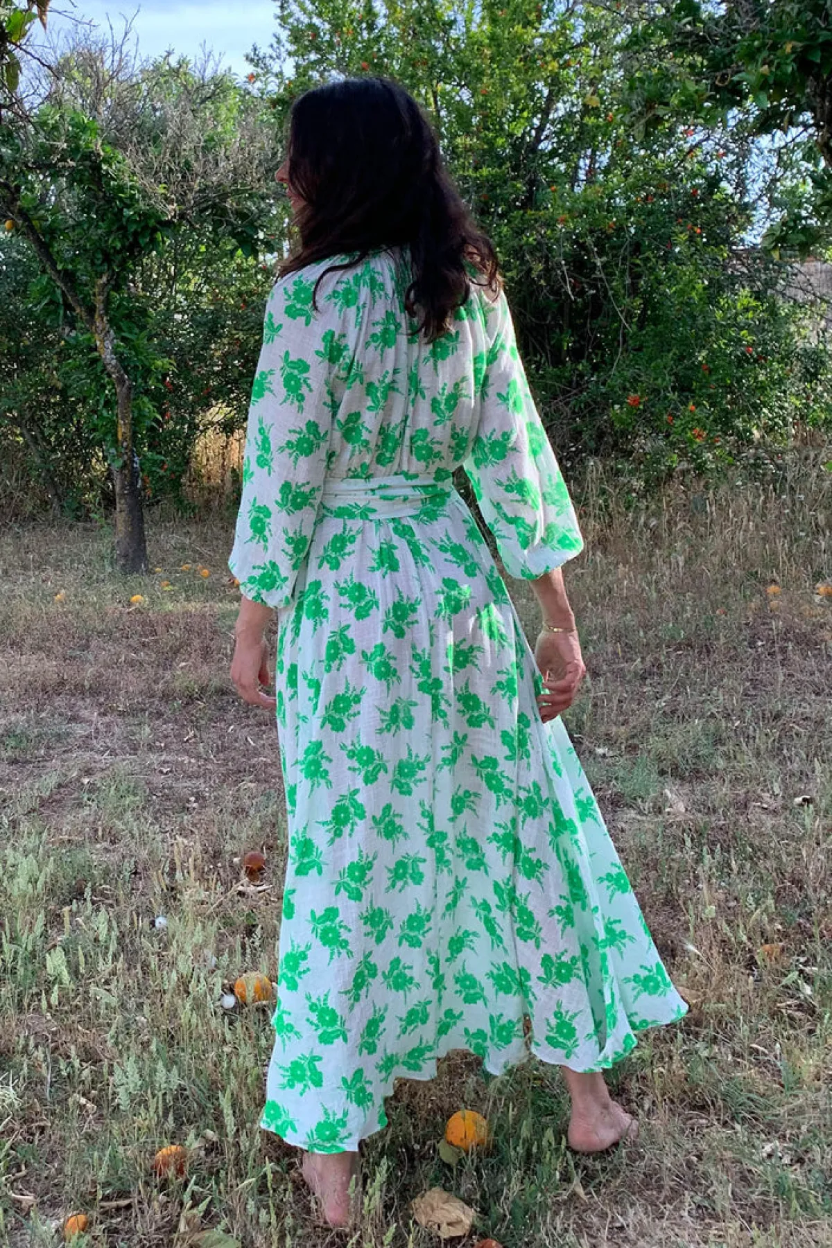 Soler Raquel Bea Peasant Ankle Length Dress | Made to Order