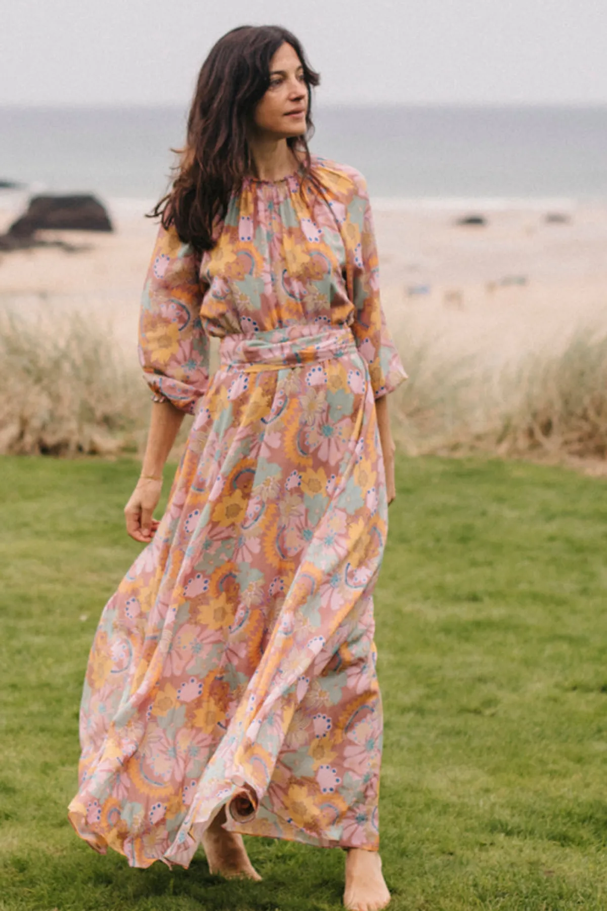 Soler Raquel Bea Peasant Maxi Dress | Made to Order