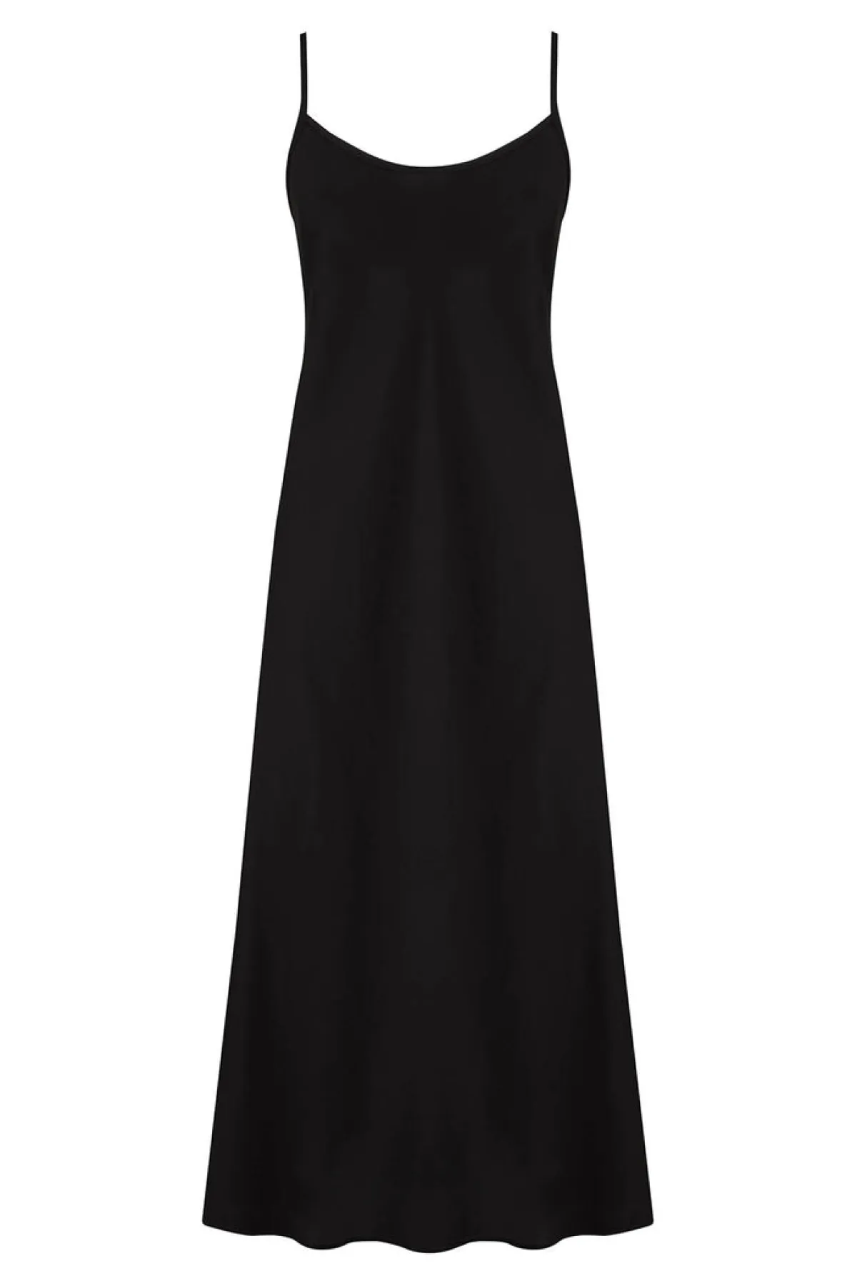Soler Sila Round Neck Slip Midi Length | Made to Order