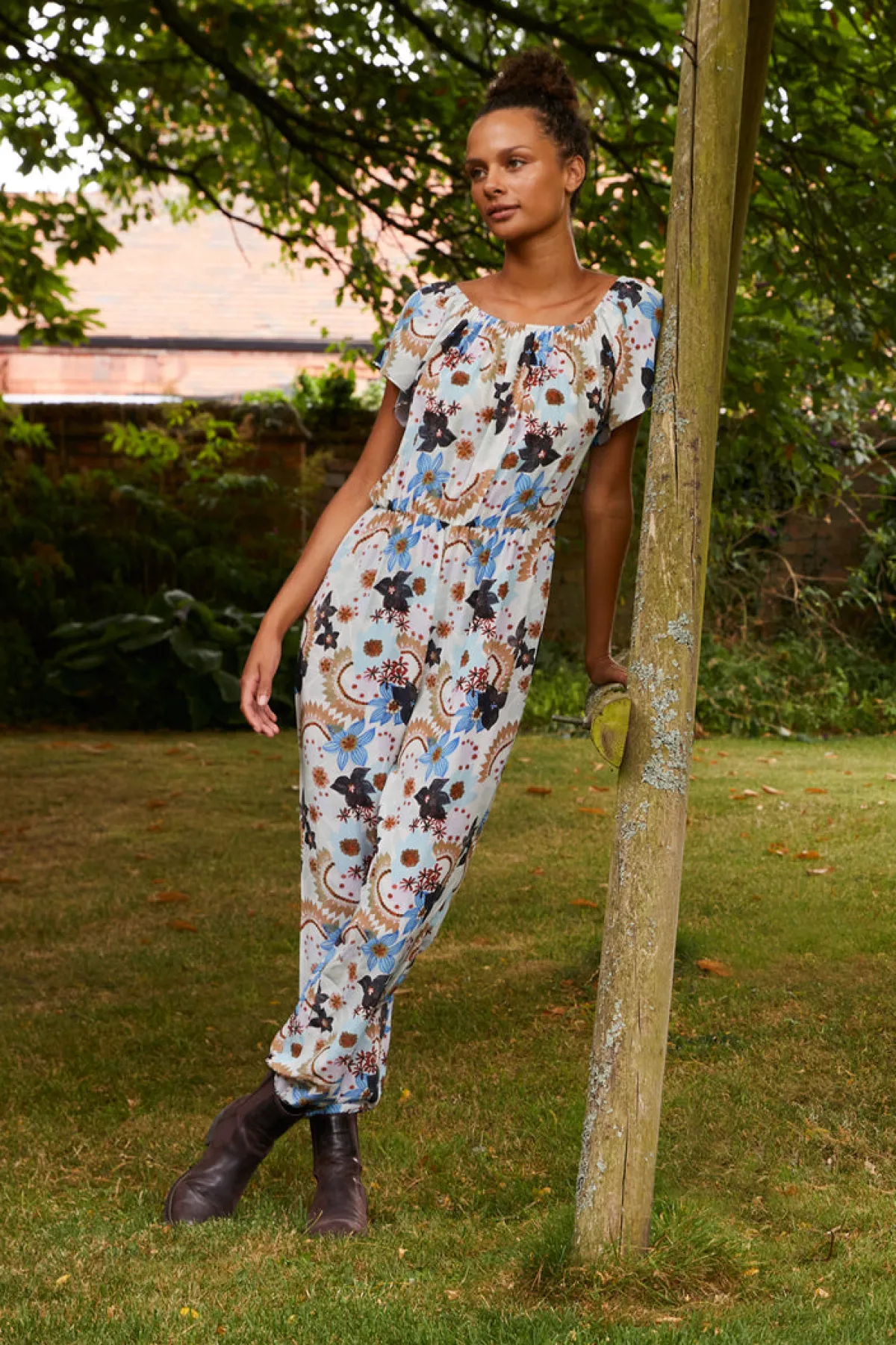 Soler Thalia Flair Sleeve Jumpsuit | Made to Order