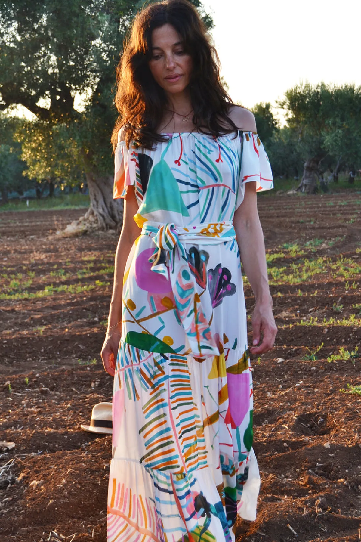 Soler Thalia Flair Sleeve Maxi Dress | Made to Order