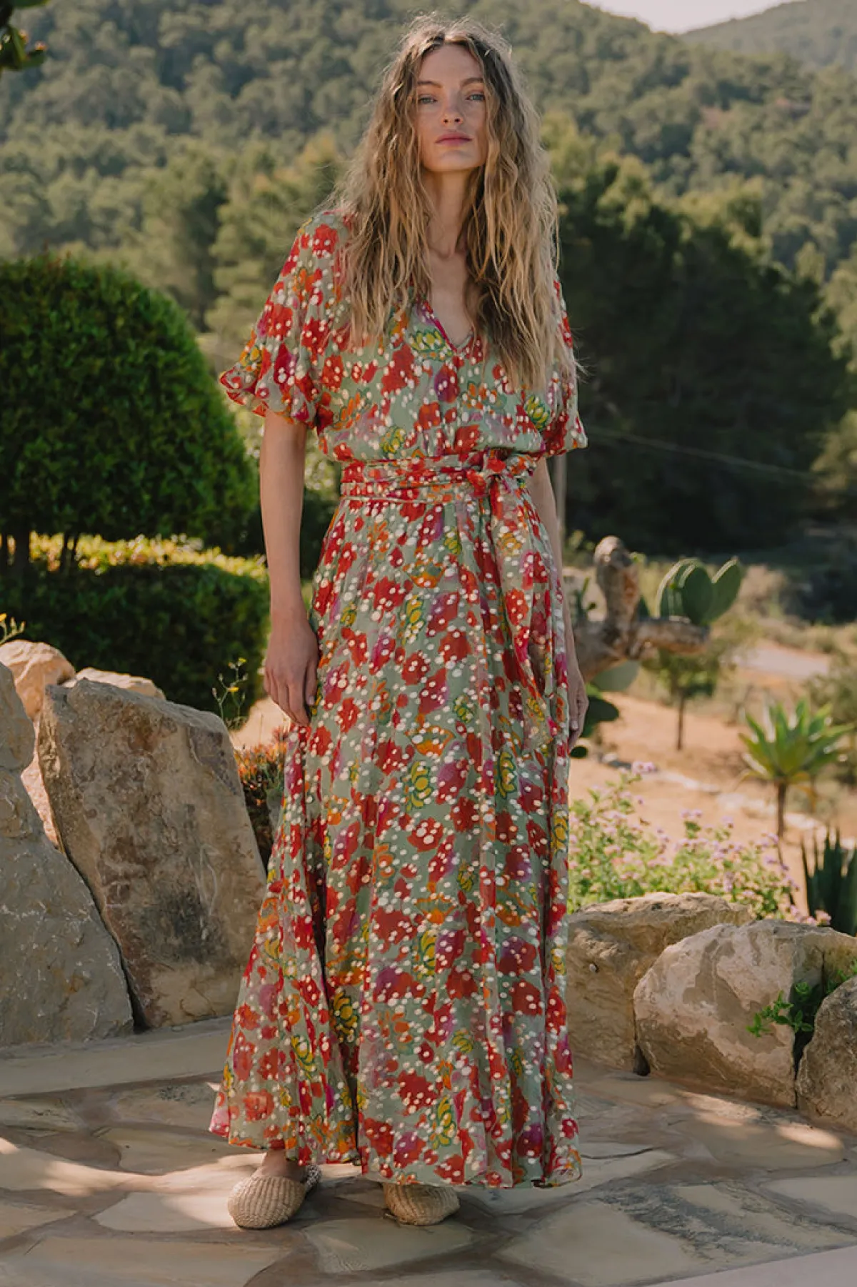 Soler Ursula V-neck Maxi Dress | Made to Order